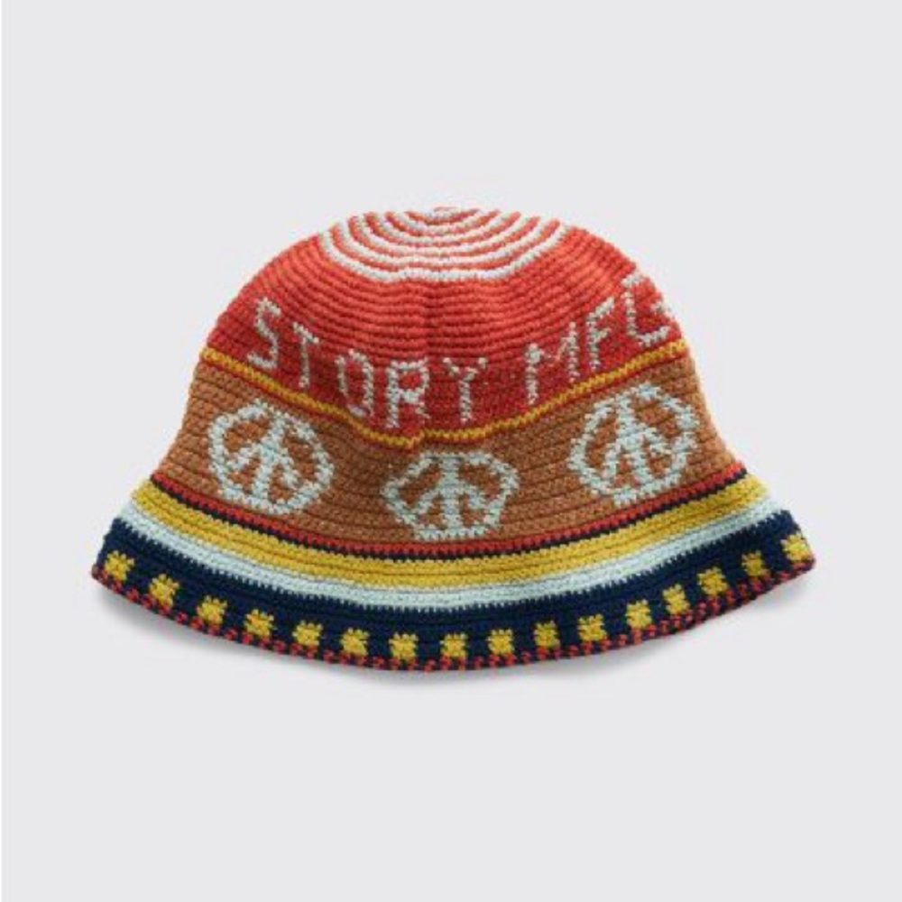STORY mfg. Brew Bucket Hat in Orange